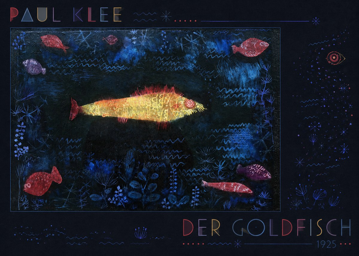 Paul Klee Der Goldfisch No6 - Juliste