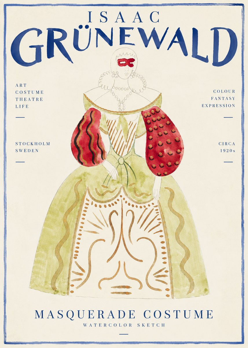 Isaac Grünewald Masquerade Costume No4 - Juliste