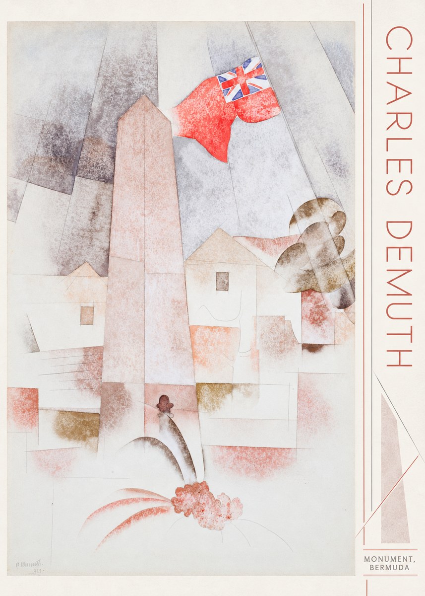 Charles Demuth Monument, Bermuda No2 - Juliste