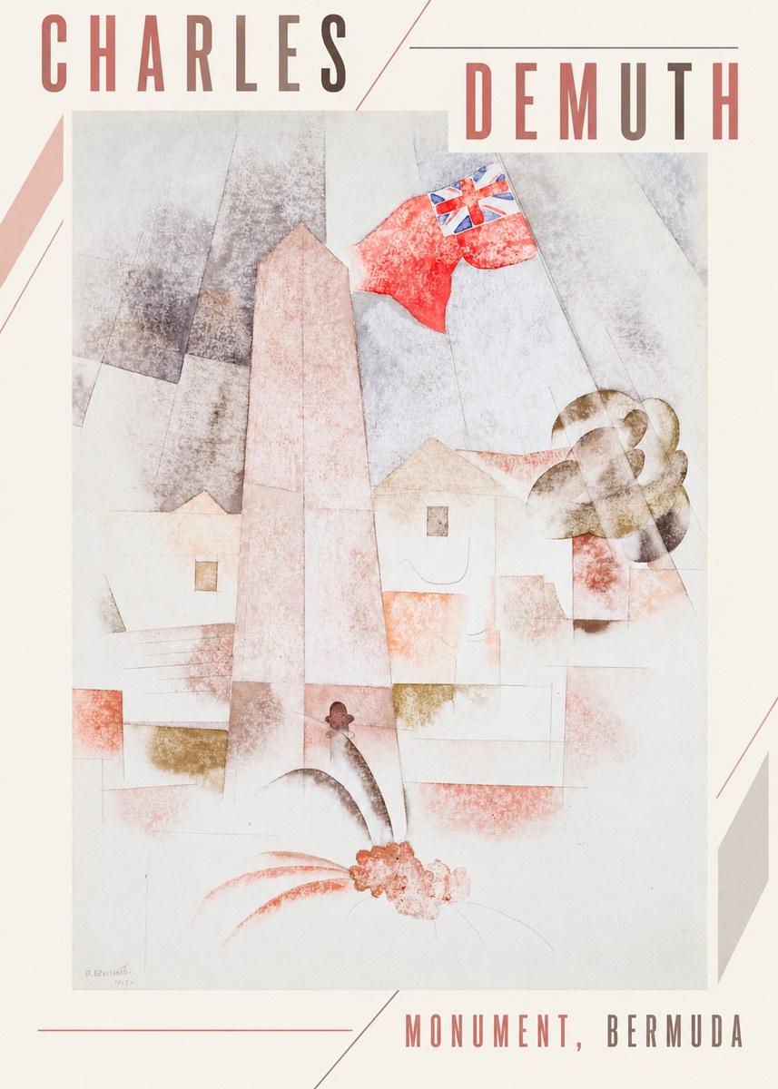Charles Demuth Monument, Bermuda No3 - Juliste