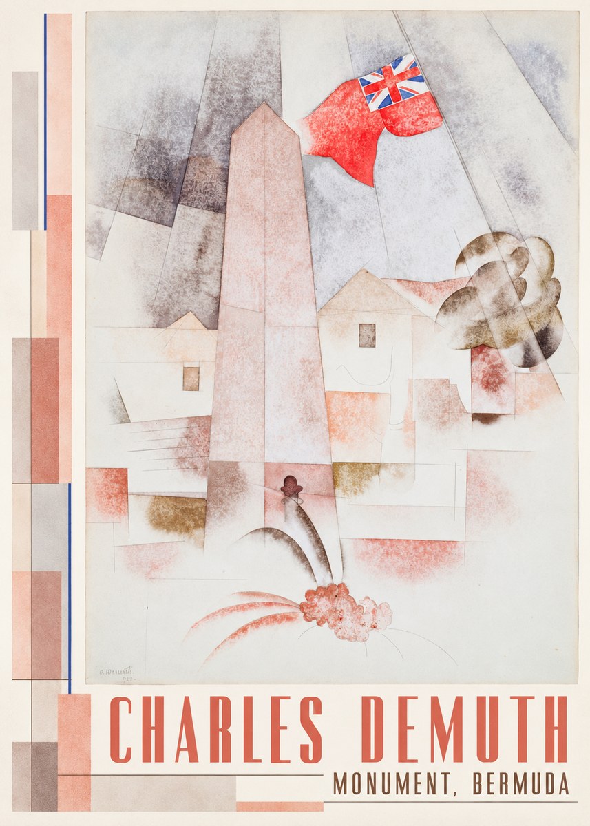 Charles Demuth Monument, Bermuda No4 - Juliste