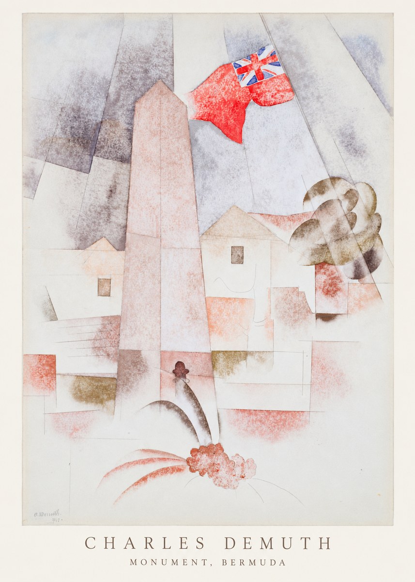Charles Demuth Monument, Bermuda No6 - Juliste