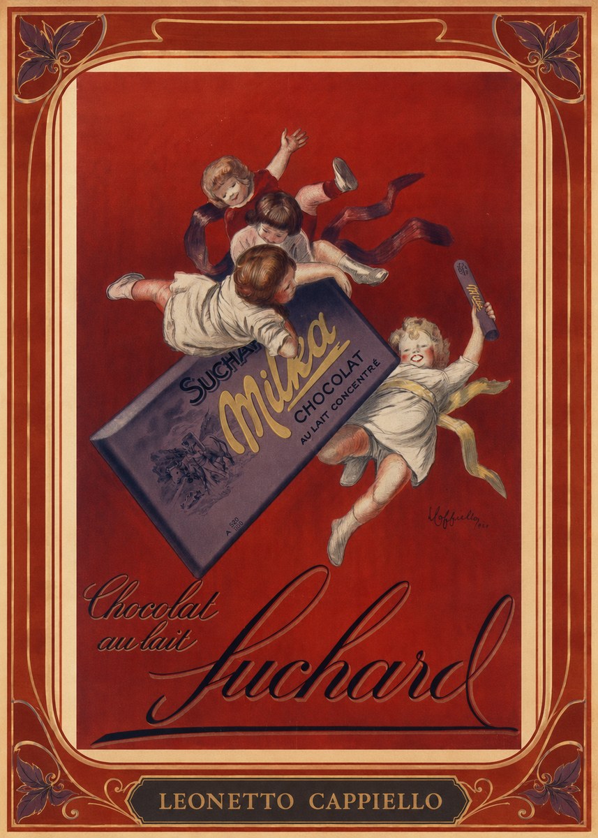 Leonetto Cappiello Suchard Milka Chocolat No1 - Juliste