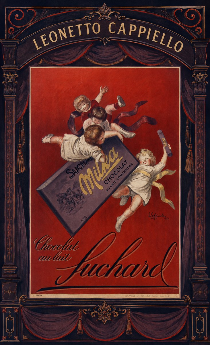 Leonetto Cappiello Suchard Milka Chocolat No4 - Juliste