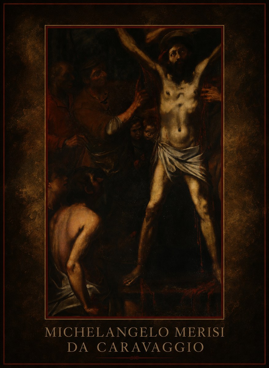 Michelangelo Merisi da Caravaggio The Crucifixion of Saint Peter III No1 - Juliste