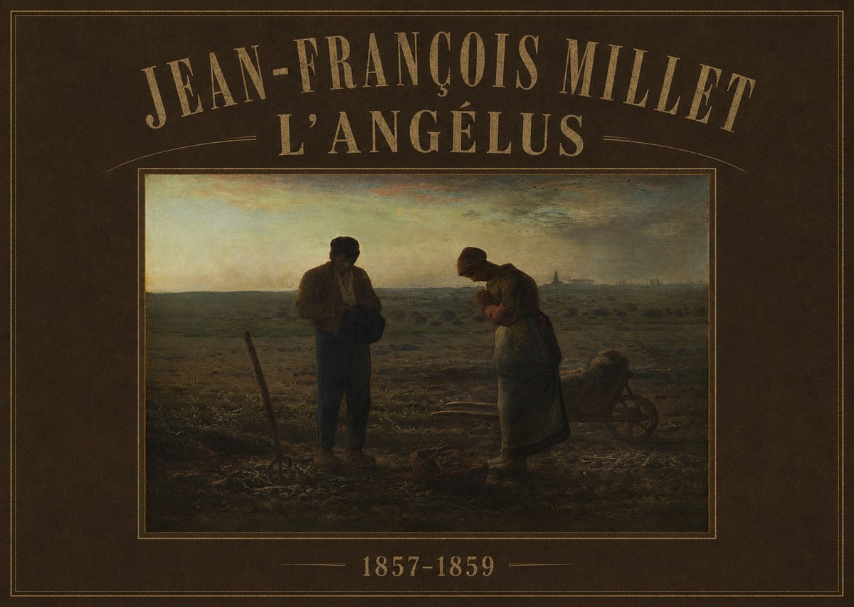 Jean-François Millet L'angélus I No3 - Juliste