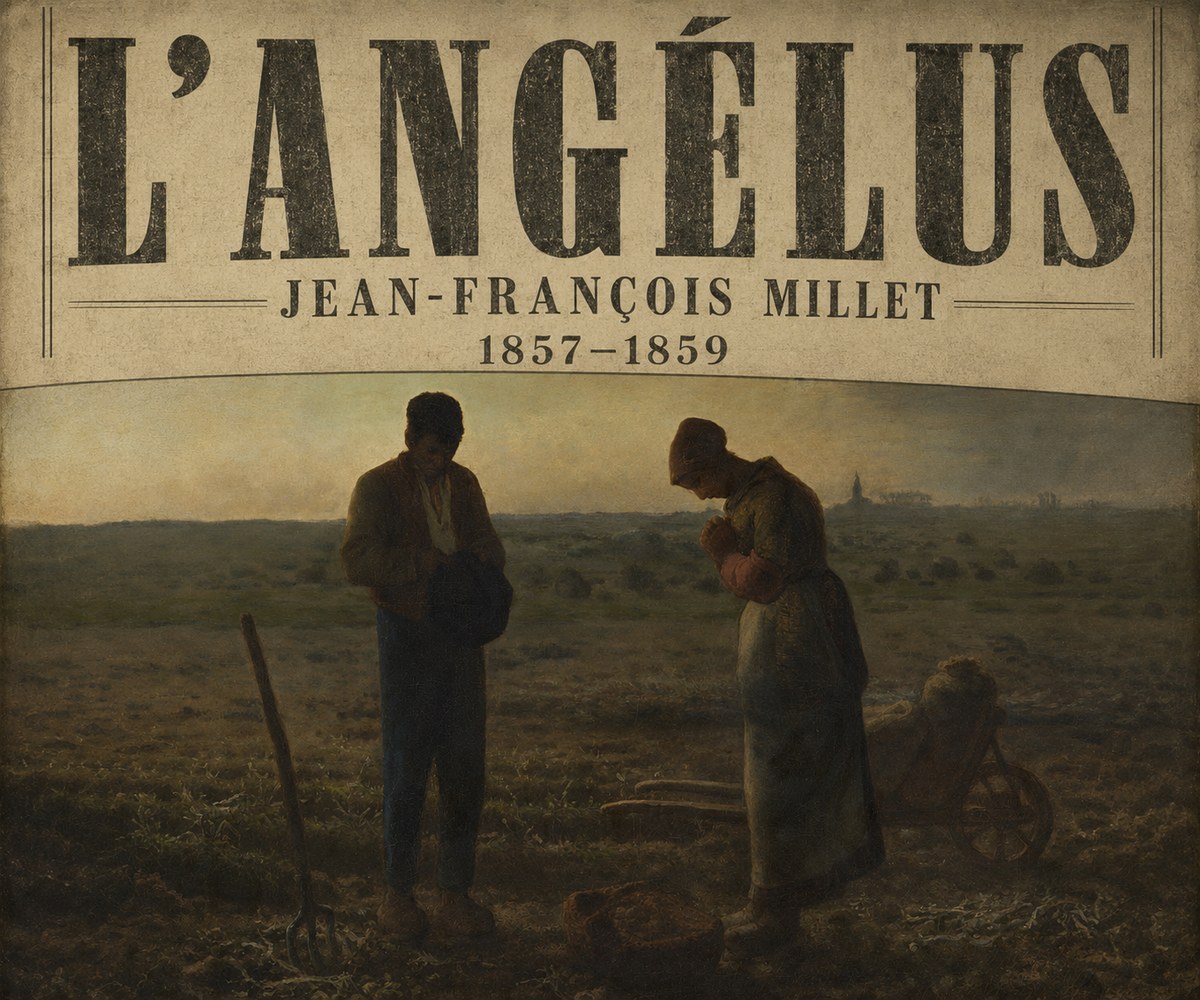 Jean-François Millet L'angélus I No6 - Juliste