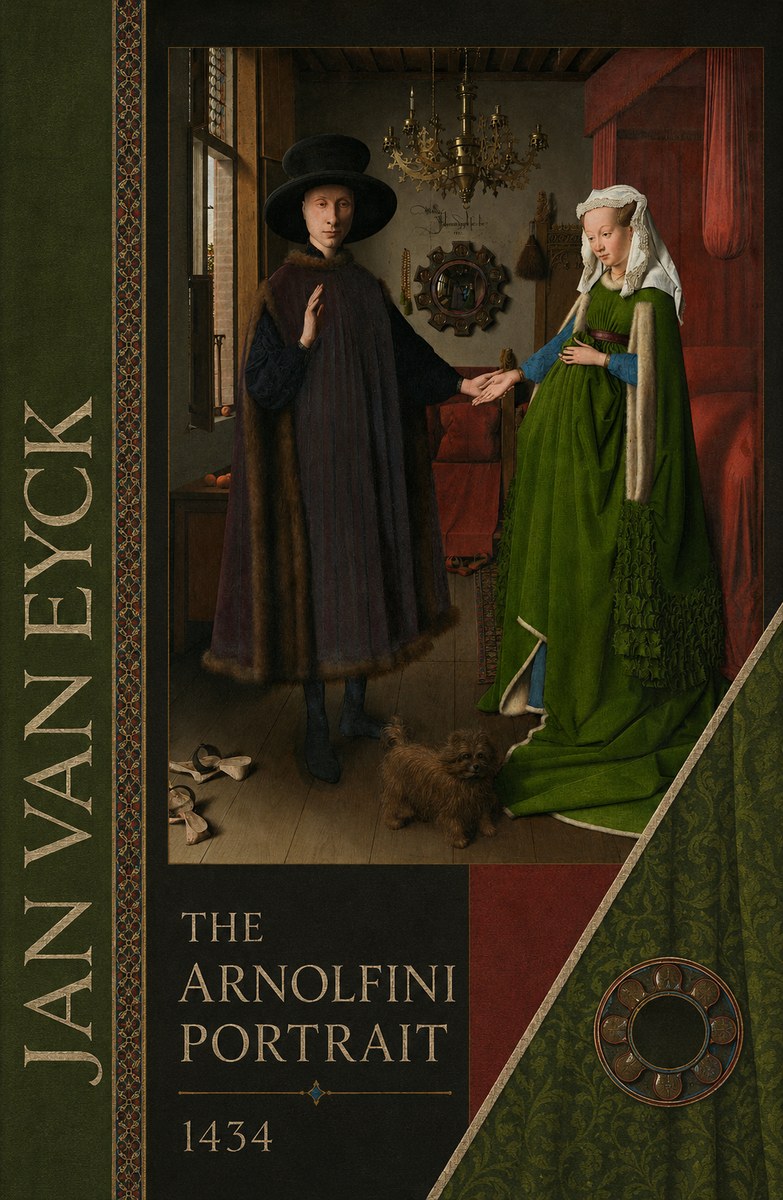 Jan van Eyck The Arnolfini Portrait V No4 - Juliste