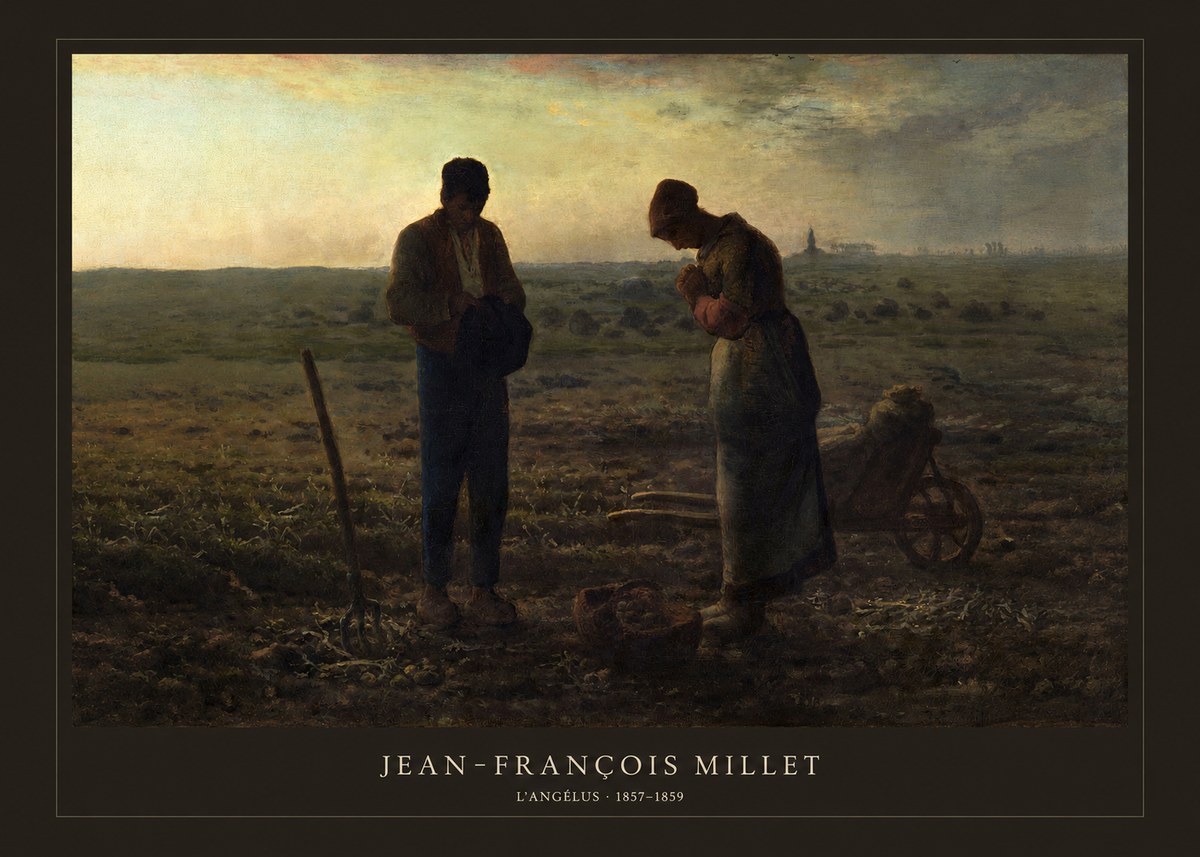 Jean-François Millet L'angélus II No4 - Juliste