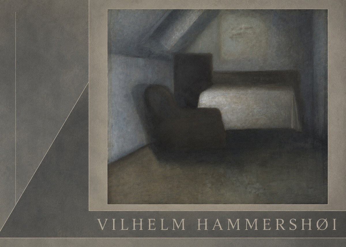 Vilhelm Hammershøi Interior, Strandgade 30 III No1 - Juliste