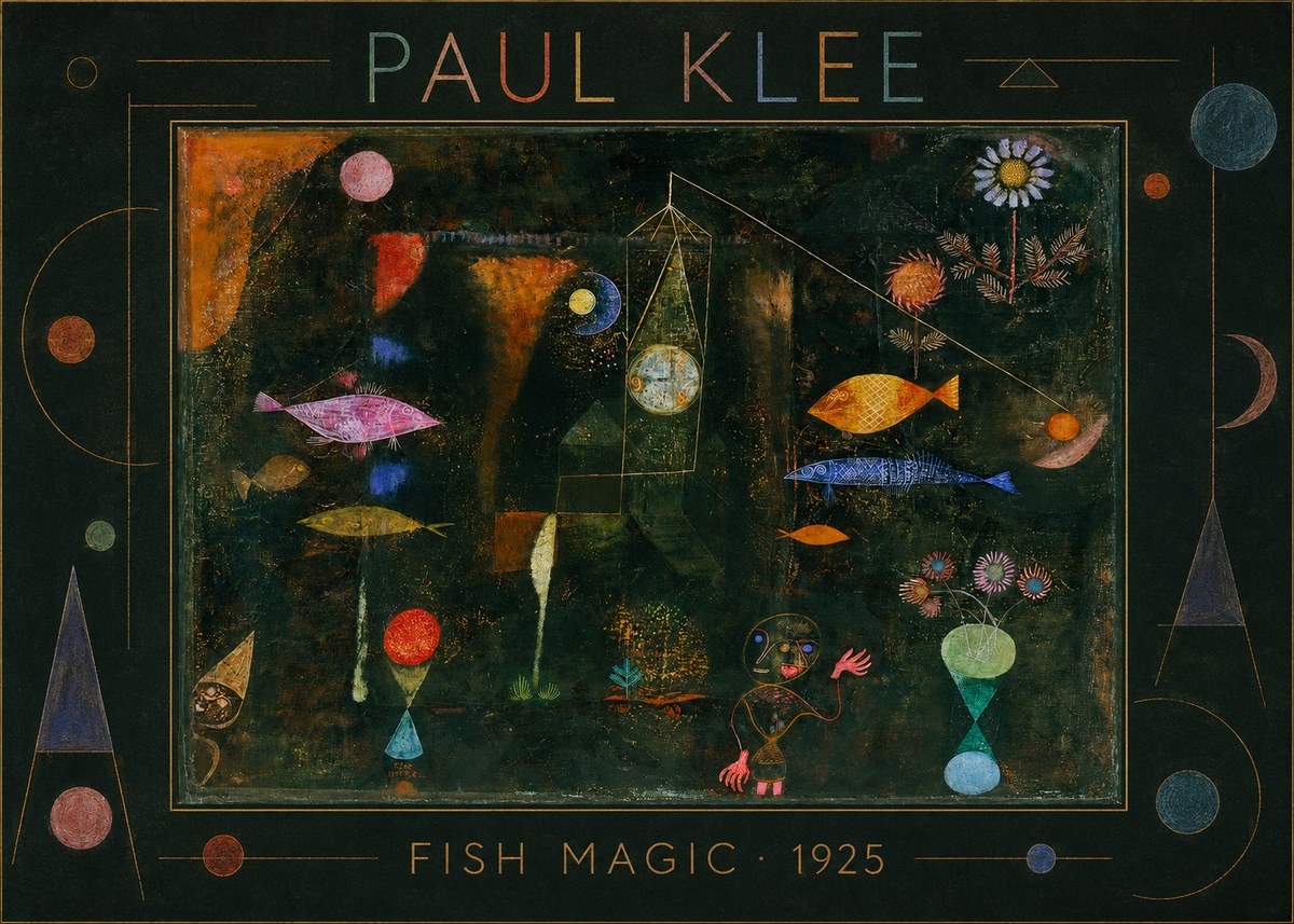Paul Klee Fish Magic II No1 - Juliste