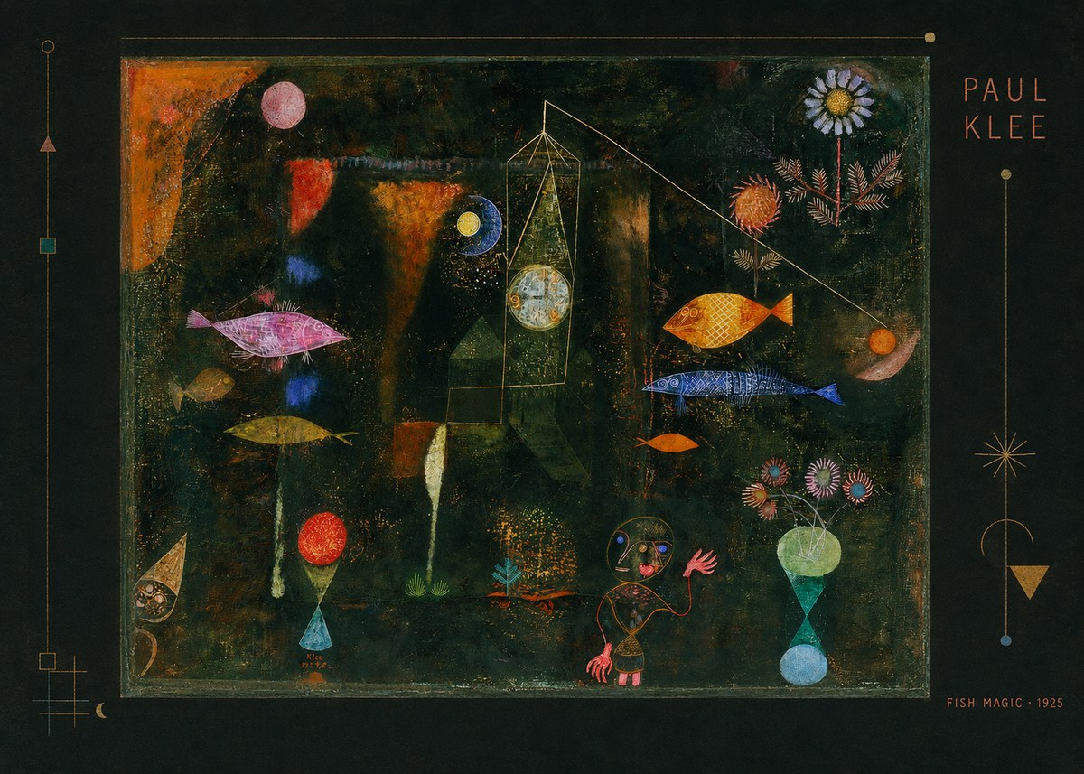 Paul Klee Fish Magic II No2 - Juliste