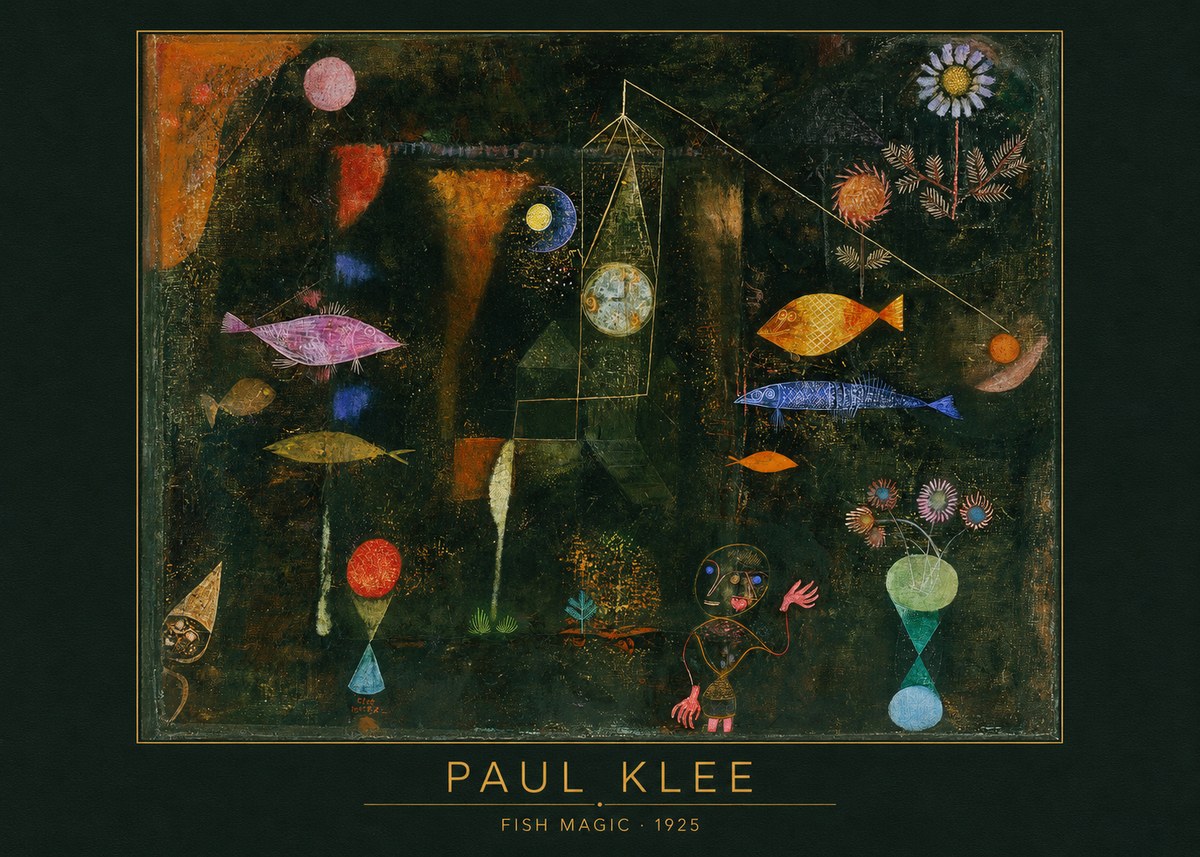Paul Klee Fish Magic II No4 - Juliste