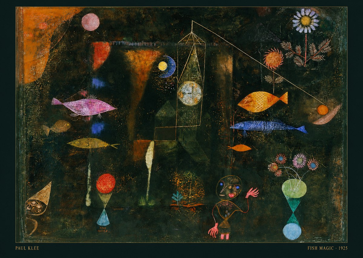 Paul Klee Fish Magic II No6 - Juliste
