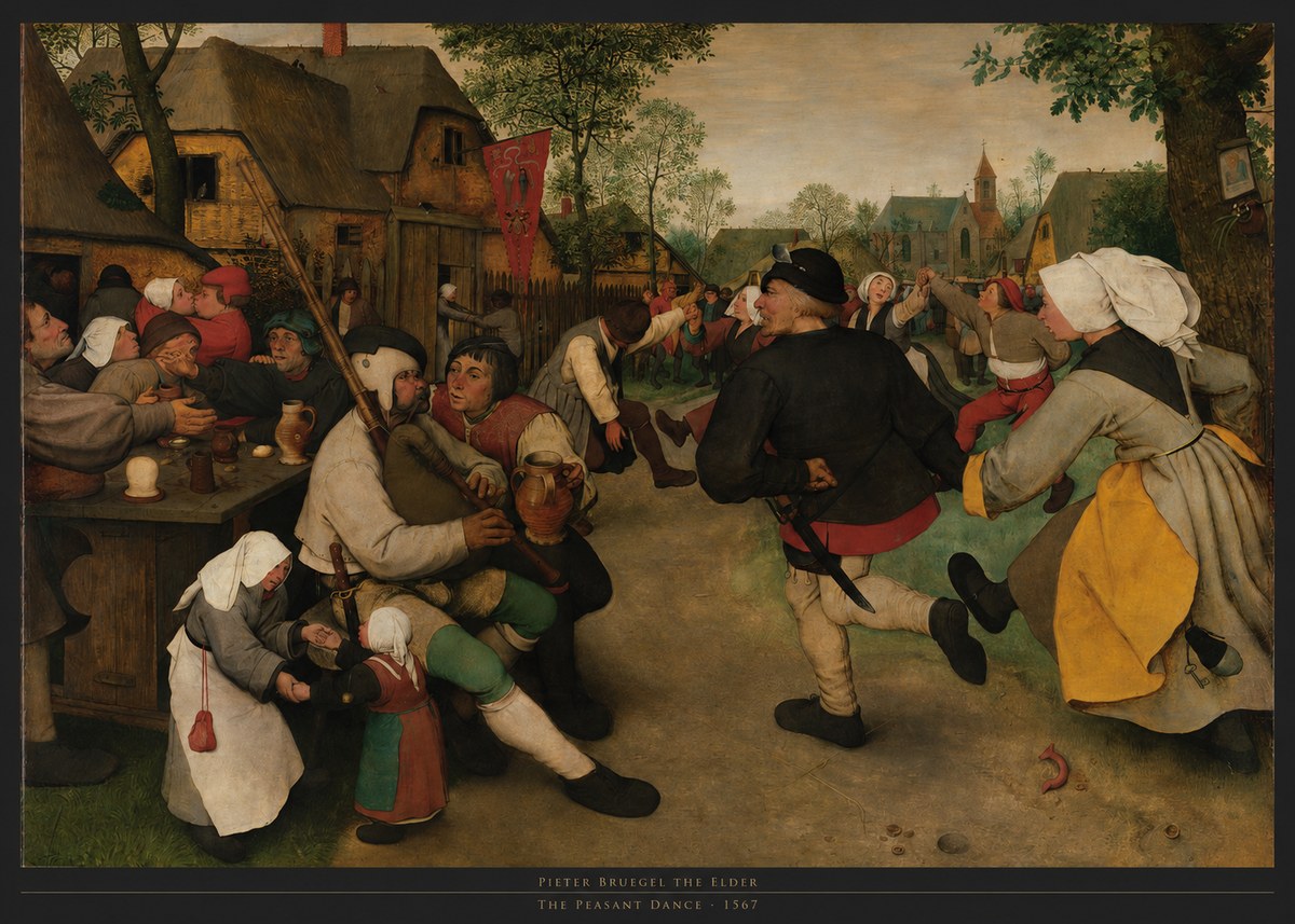 Pieter Bruegel The Peasant Dance II No5 - Juliste
