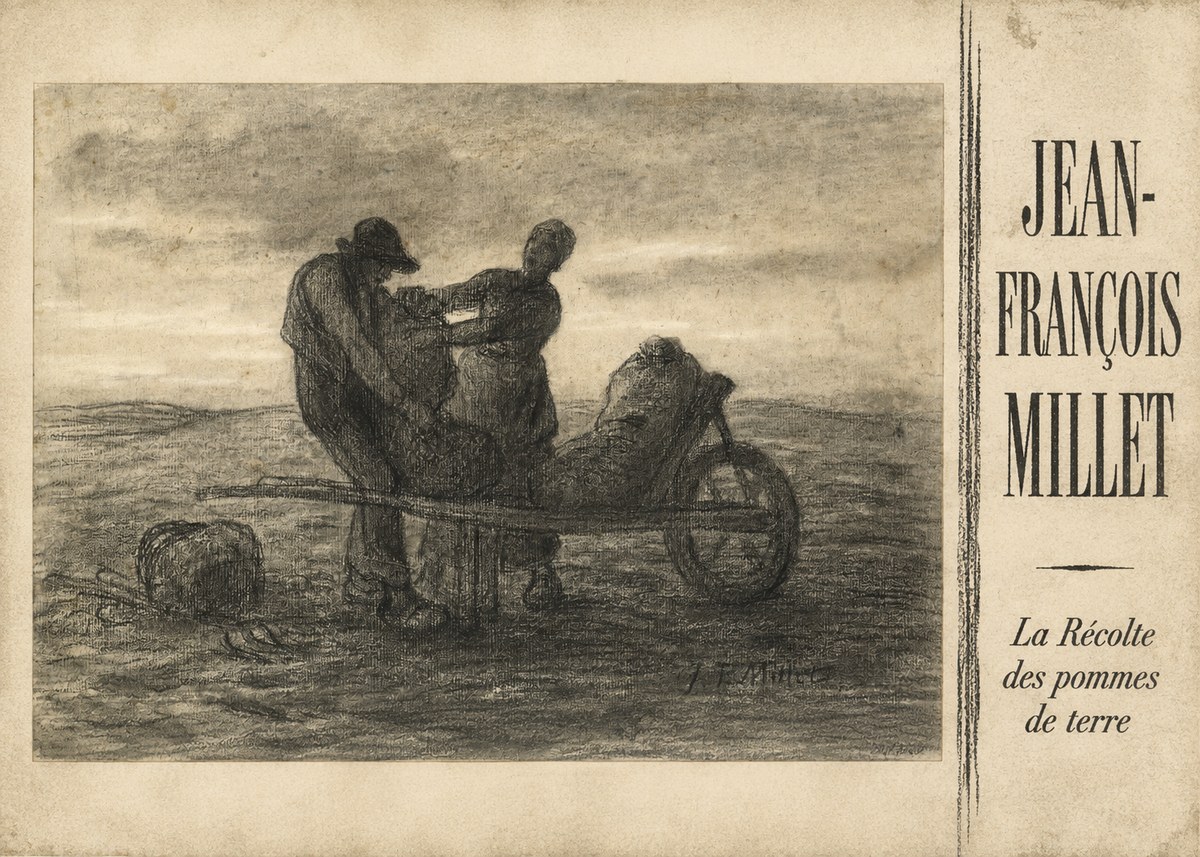 Jean-François Millet La Récolte Des Pommes De Terre No5 - Juliste