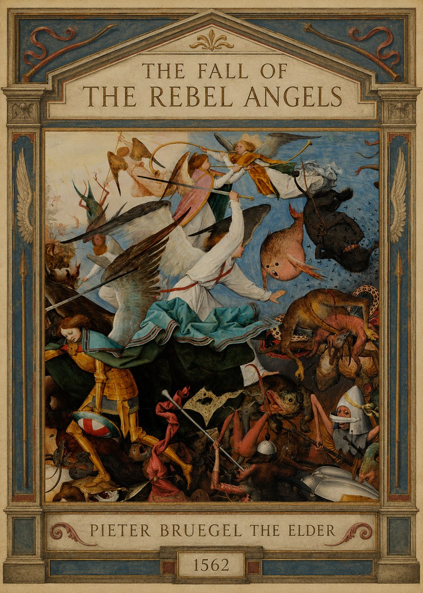 Pieter Bruegel The Fall of the Rebel Angels IV No3 - Juliste