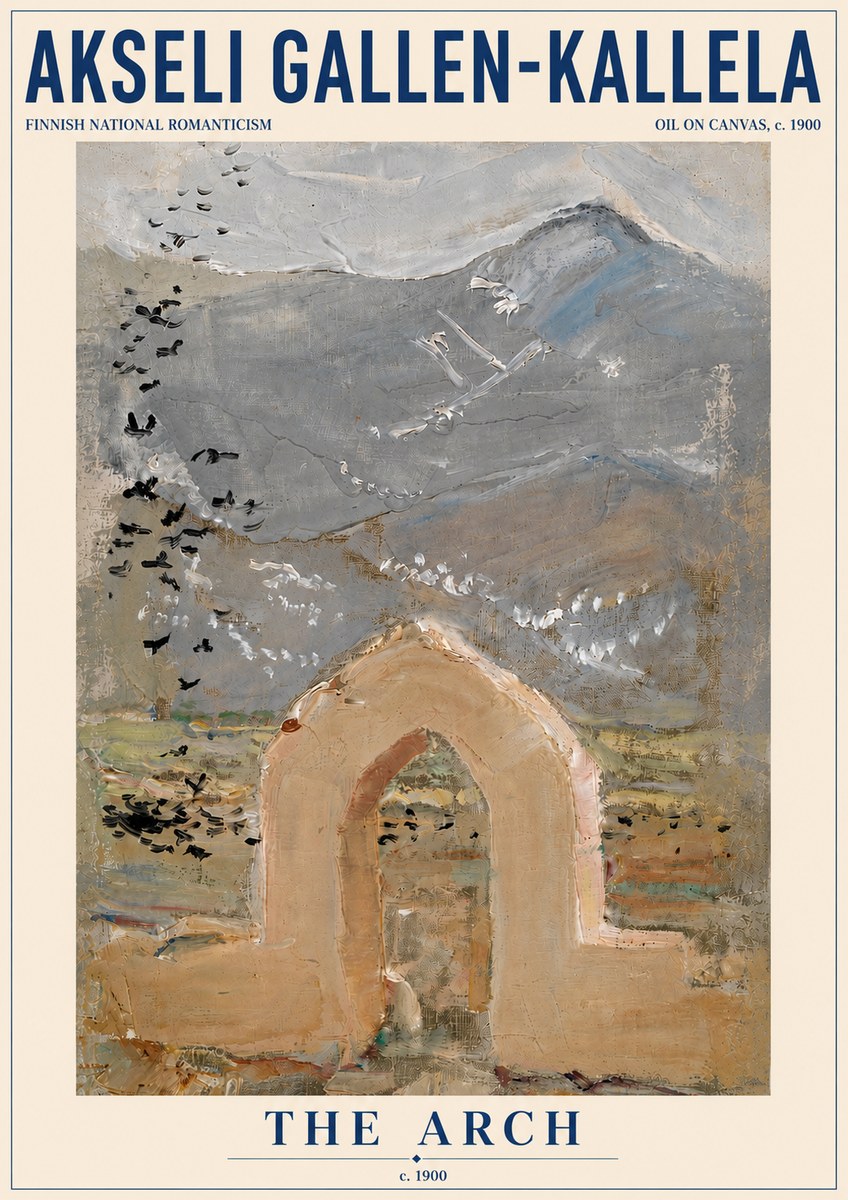 Akseli Gallen-Kallela The Arch No5 - Juliste