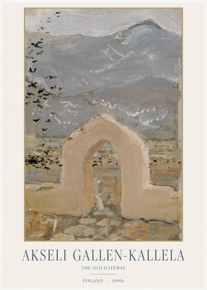 Akseli Gallen-Kallela The Arch No6 - Juliste