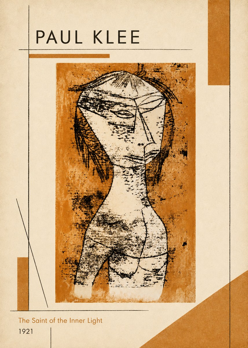 Paul Klee Die Heilige Vom Innern Licht No6 - Juliste