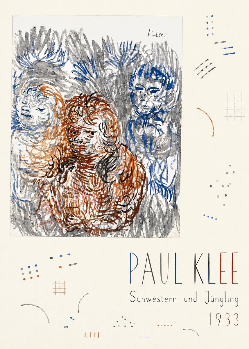 Paul Klee Schwestern Und Jüngling No5 - Juliste