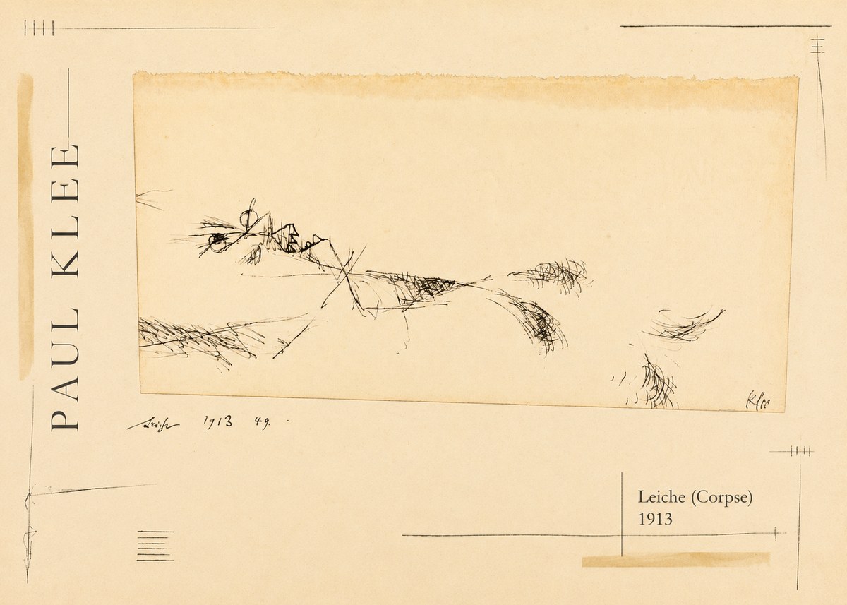 Paul Klee Leiche (Corpse) No2 - Juliste