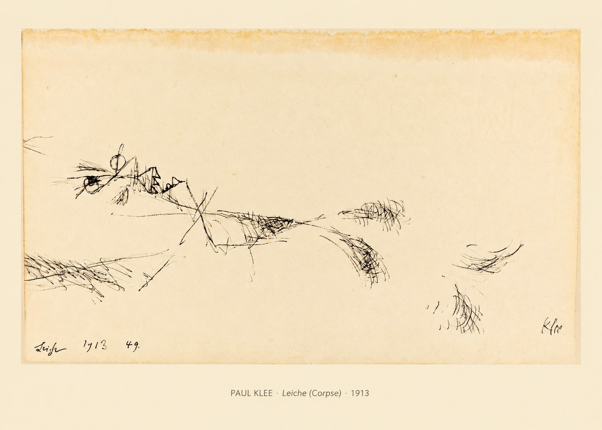 Paul Klee Leiche (Corpse) No6 - Juliste