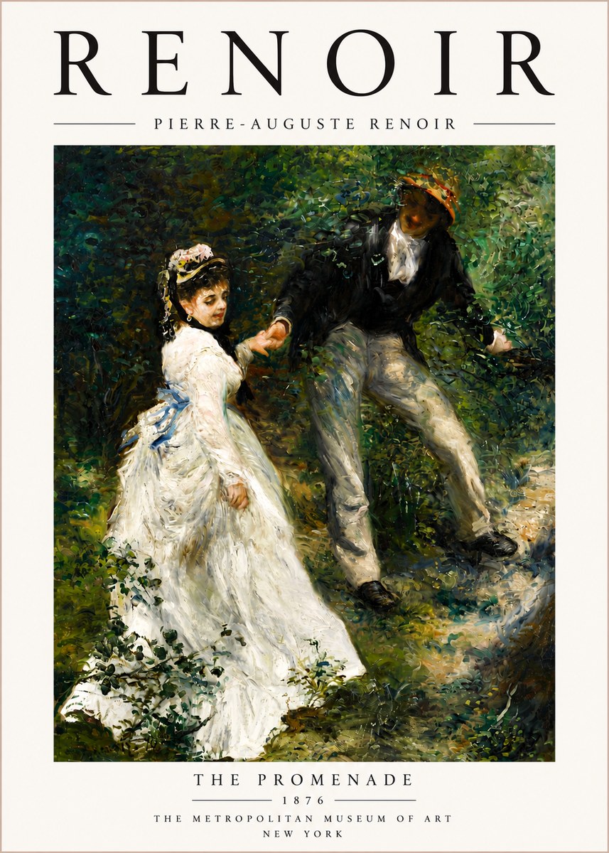 Renoir The Promenade No6 - Juliste