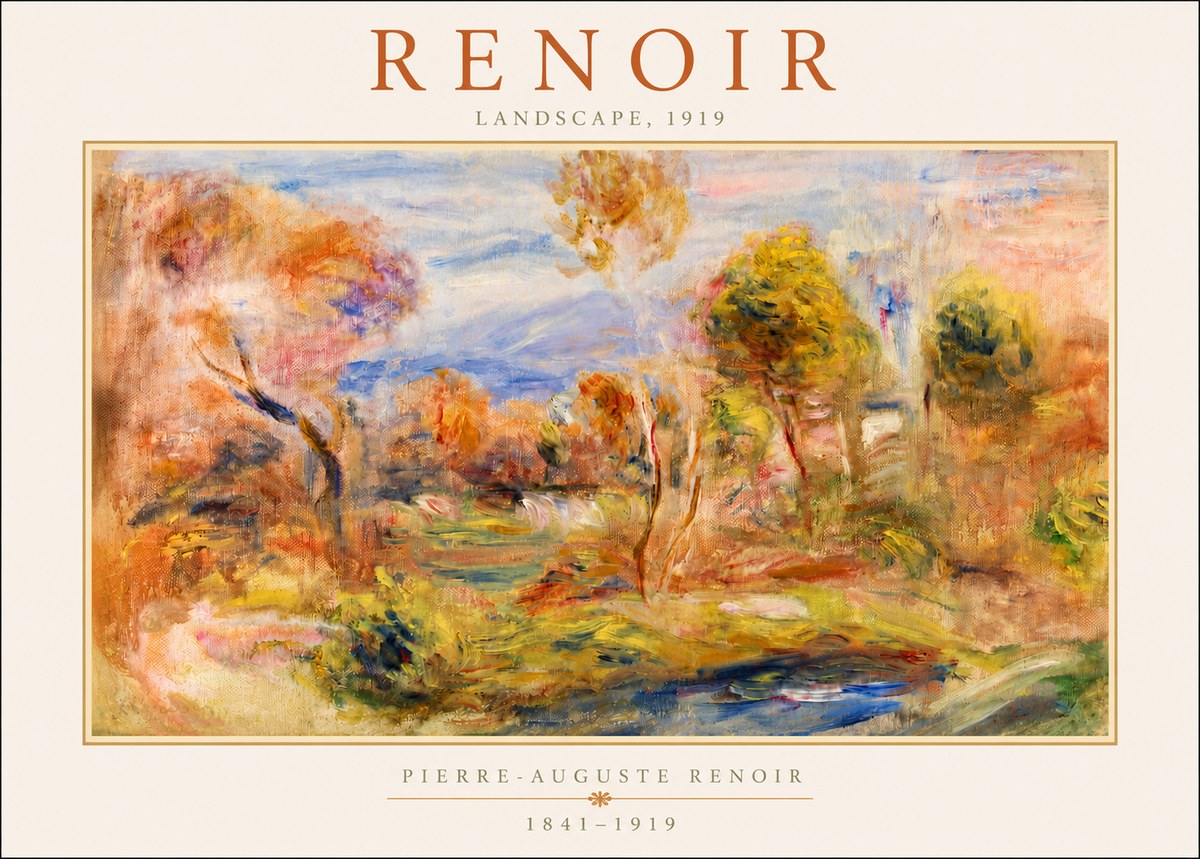 Renoir Landscape No3 - Juliste