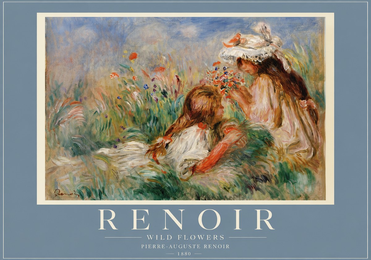 Renoir Wild Flowers No3 - Juliste