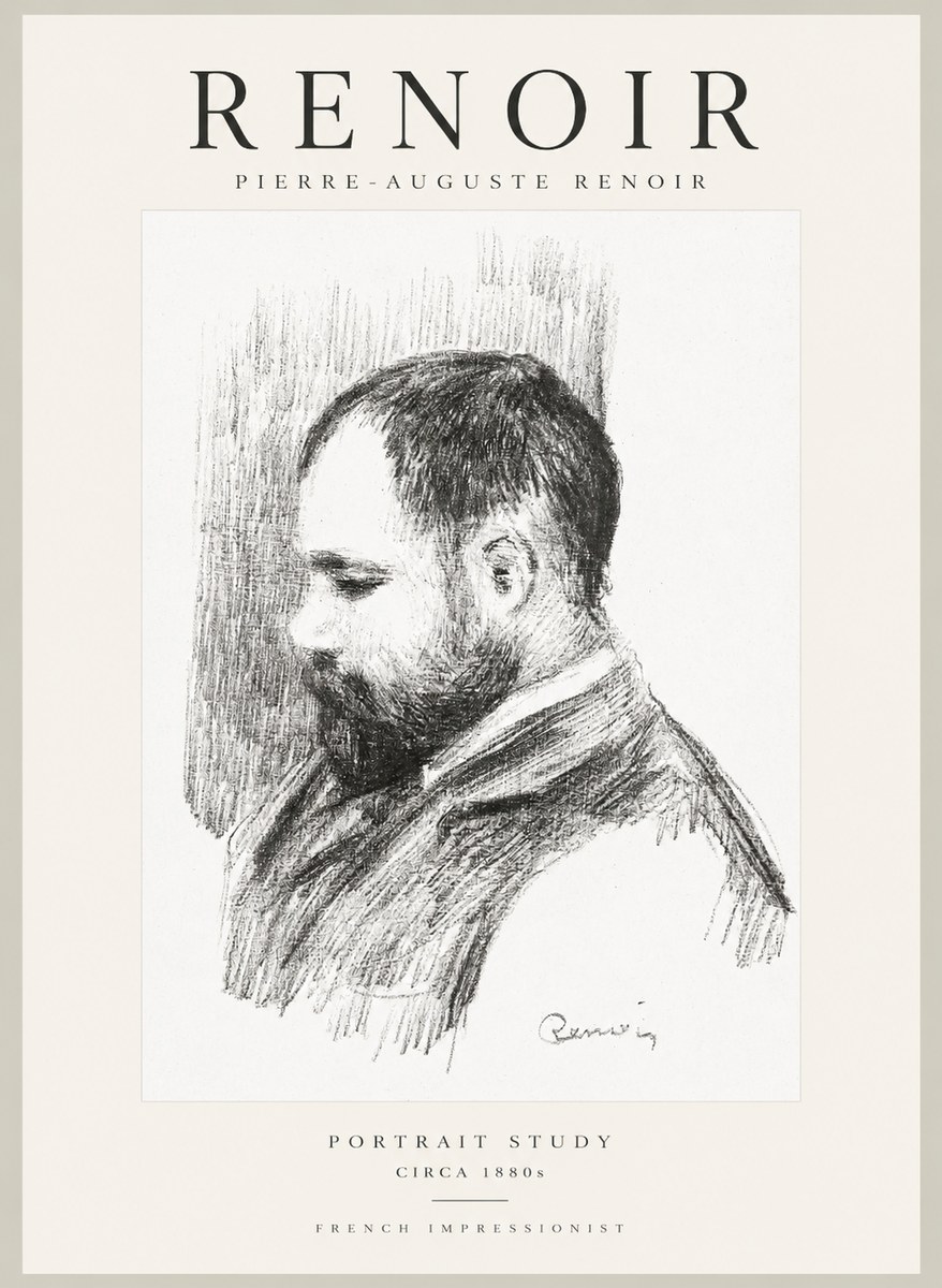 Renoir Portrait Study I No1 - Juliste