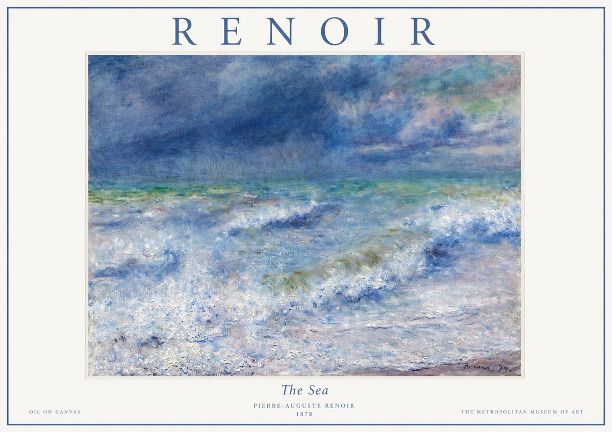 Renoir The Sea No1 - Juliste