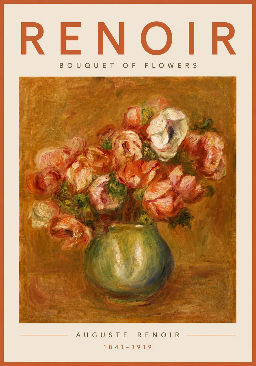 Renoir Bouquet of Flowers No5 - Juliste