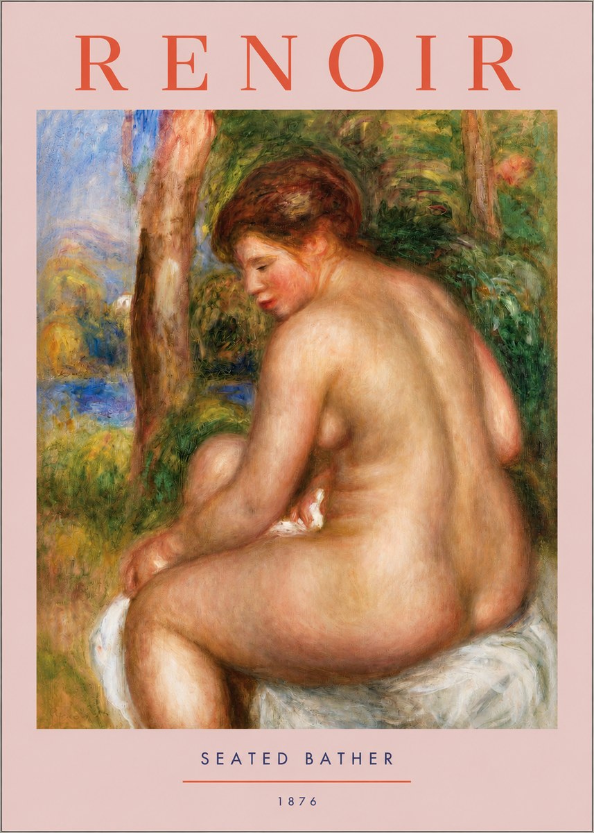 Renoir Seated Bather No2 - Juliste