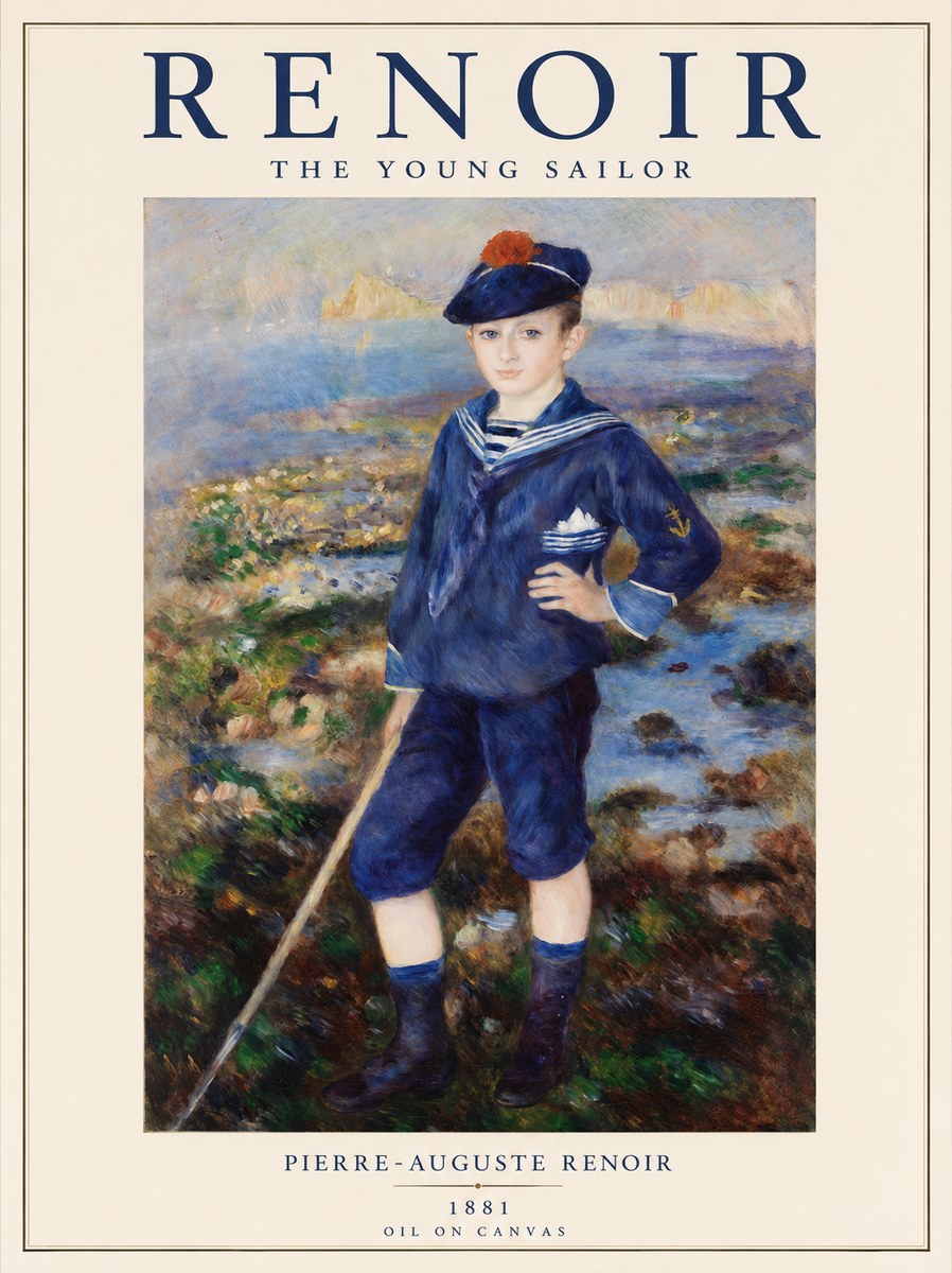 Renoir The Young Sailor No1 - Juliste