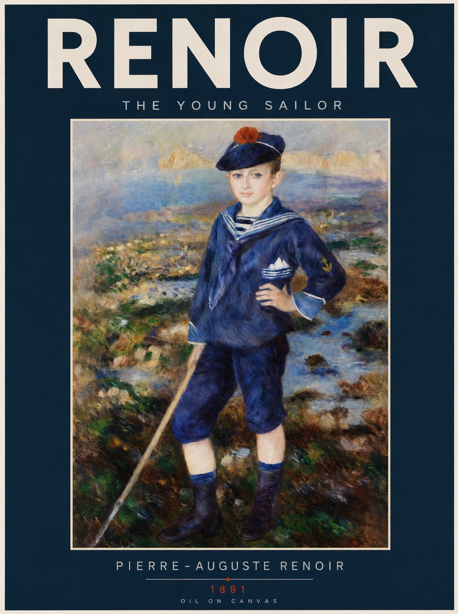 Renoir The Young Sailor No2 - Juliste