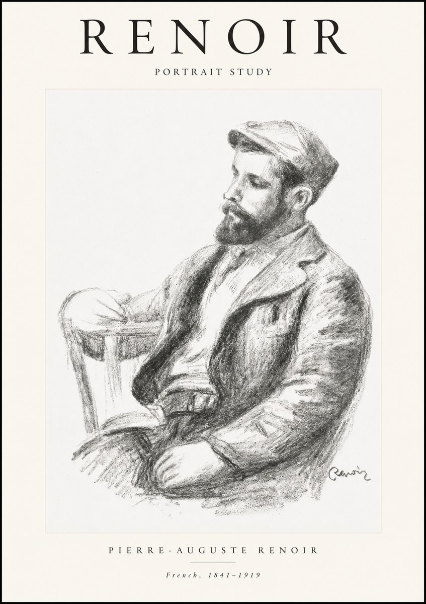 Renoir Portrait Study II No1 - Juliste