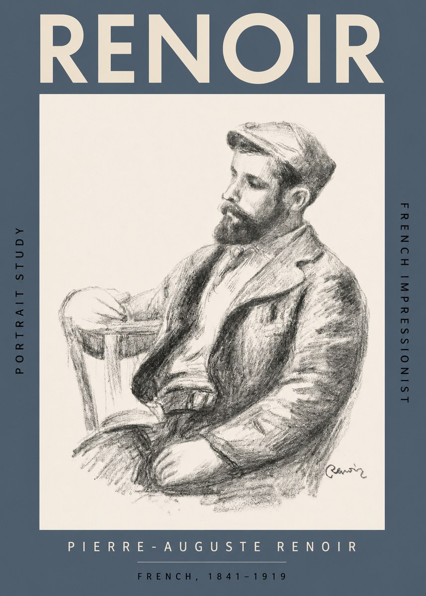 Renoir Portrait Study II No2 - Juliste