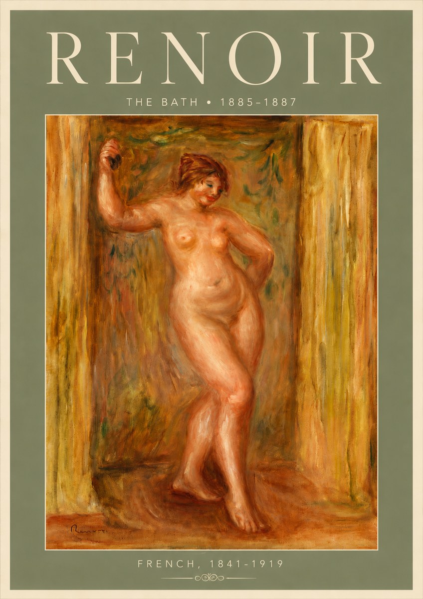 Renoir The Bath No6 - Juliste