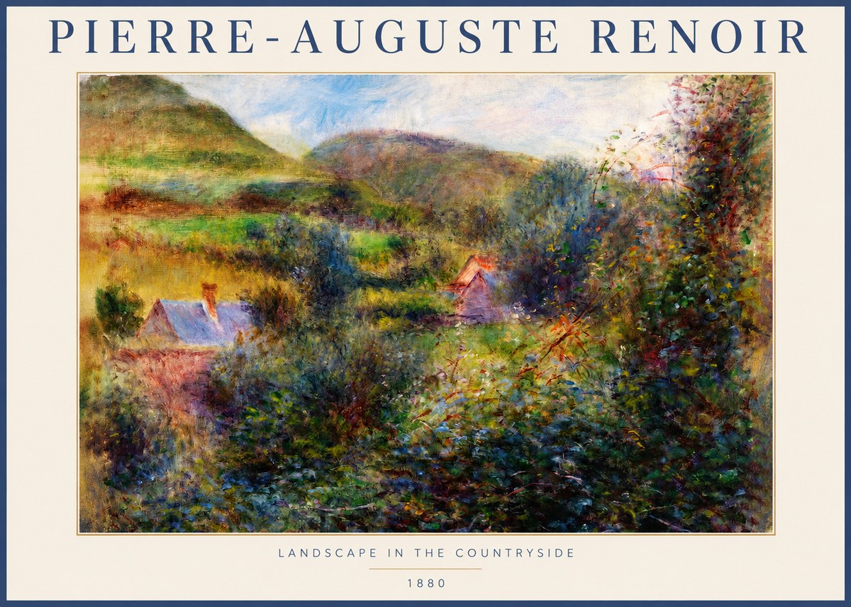 Renoir Landscape in the Countryside No2 - Juliste