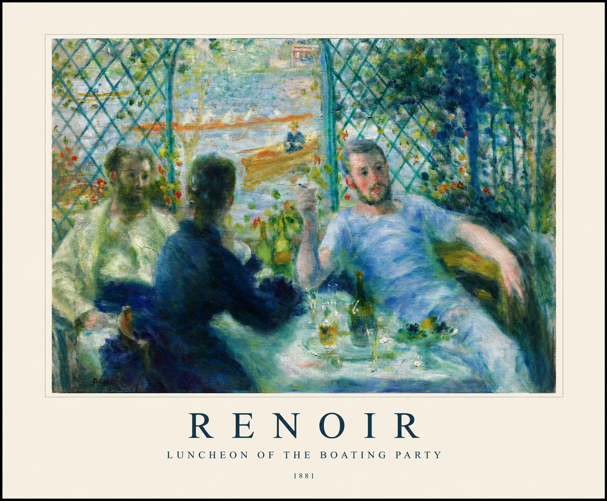 Renoir Luncheon of the Boating Party No1 - Juliste