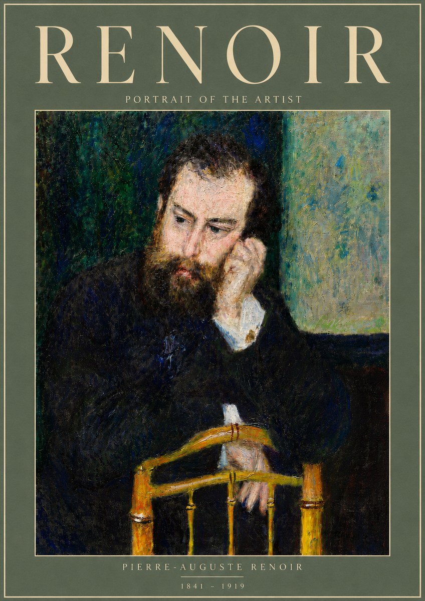 Renoir Portrait of the Artist No4 - Juliste