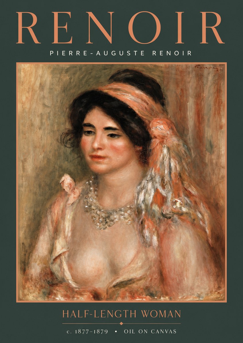 Renoir Half-length Woman No2 - Juliste