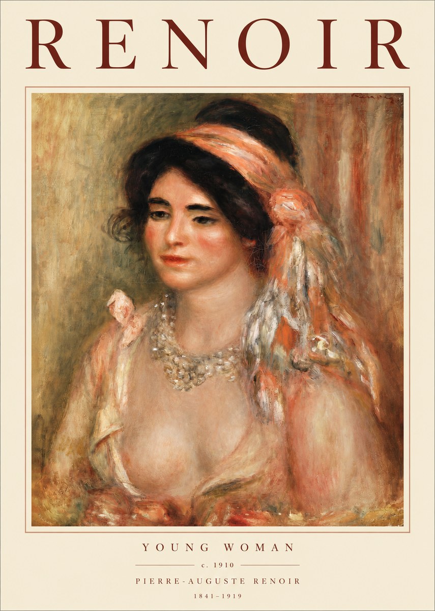 Renoir Half-length Woman No3 - Juliste