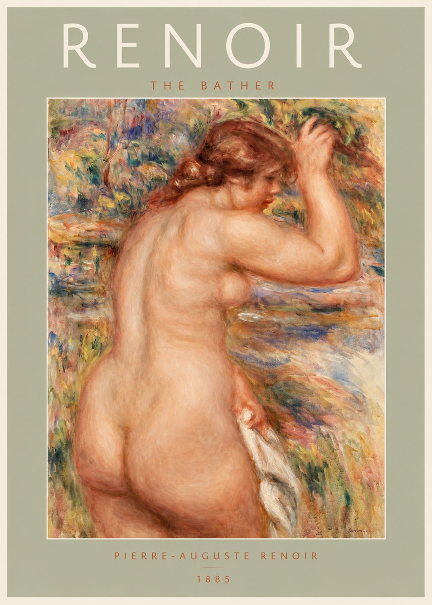 Renoir Bather No2 - Juliste