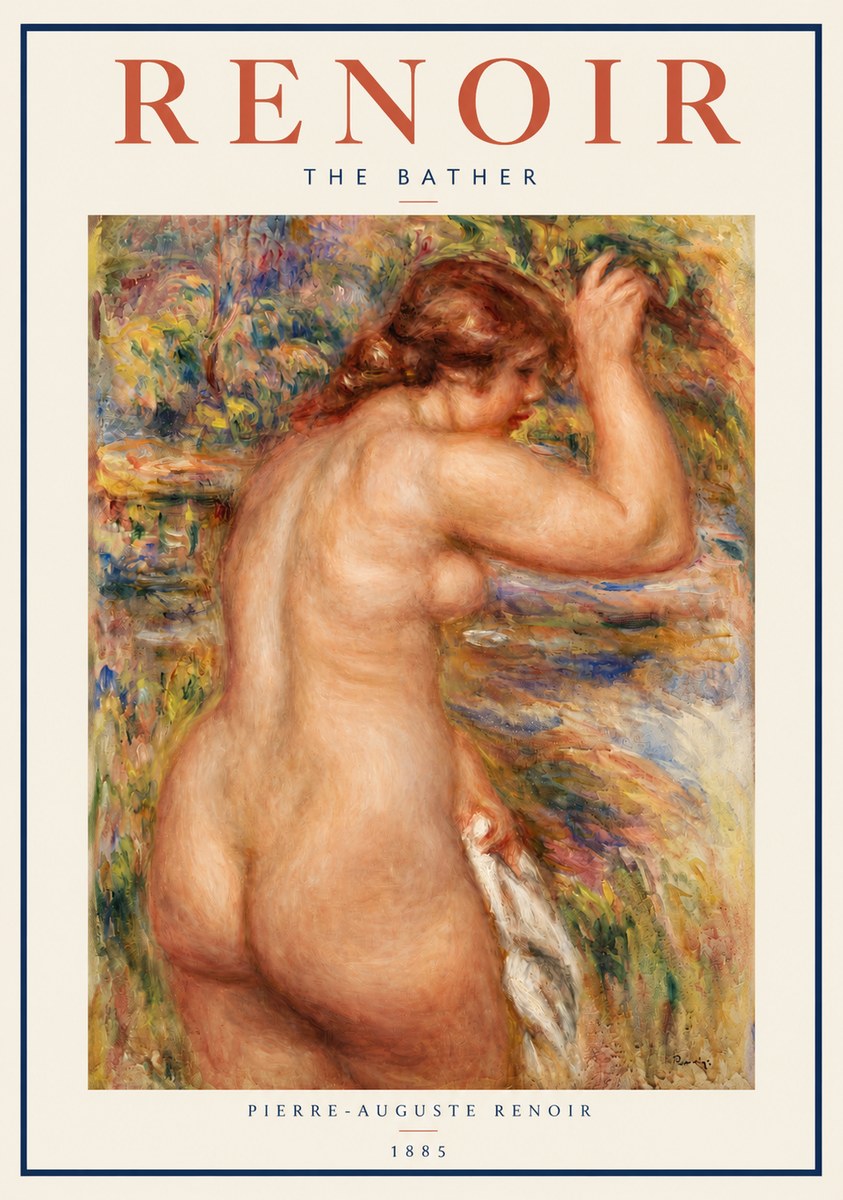 Renoir Bather No3 - Juliste