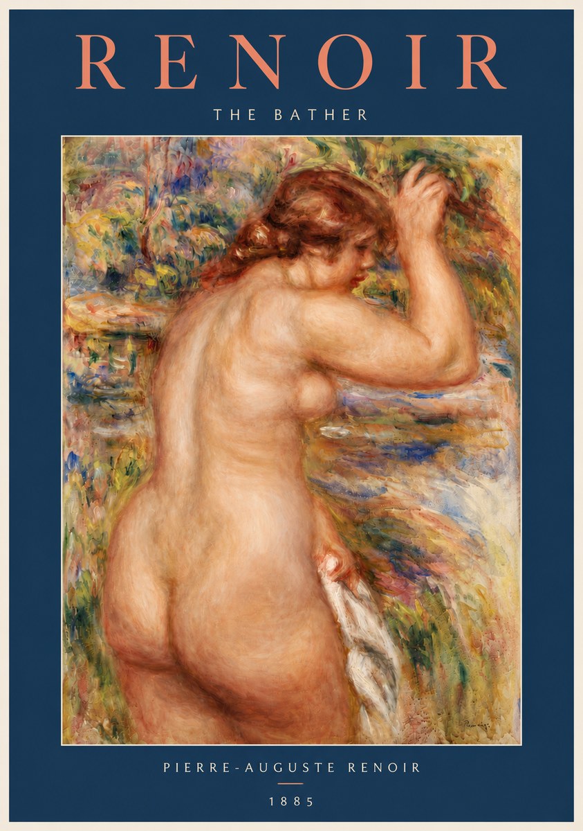 Renoir Bather No4 - Juliste