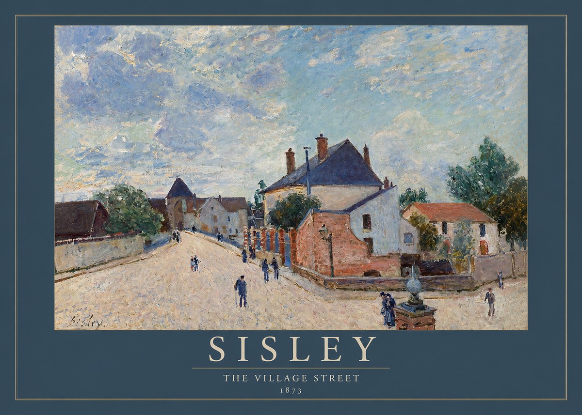Sisley The Village Street No2 - Juliste