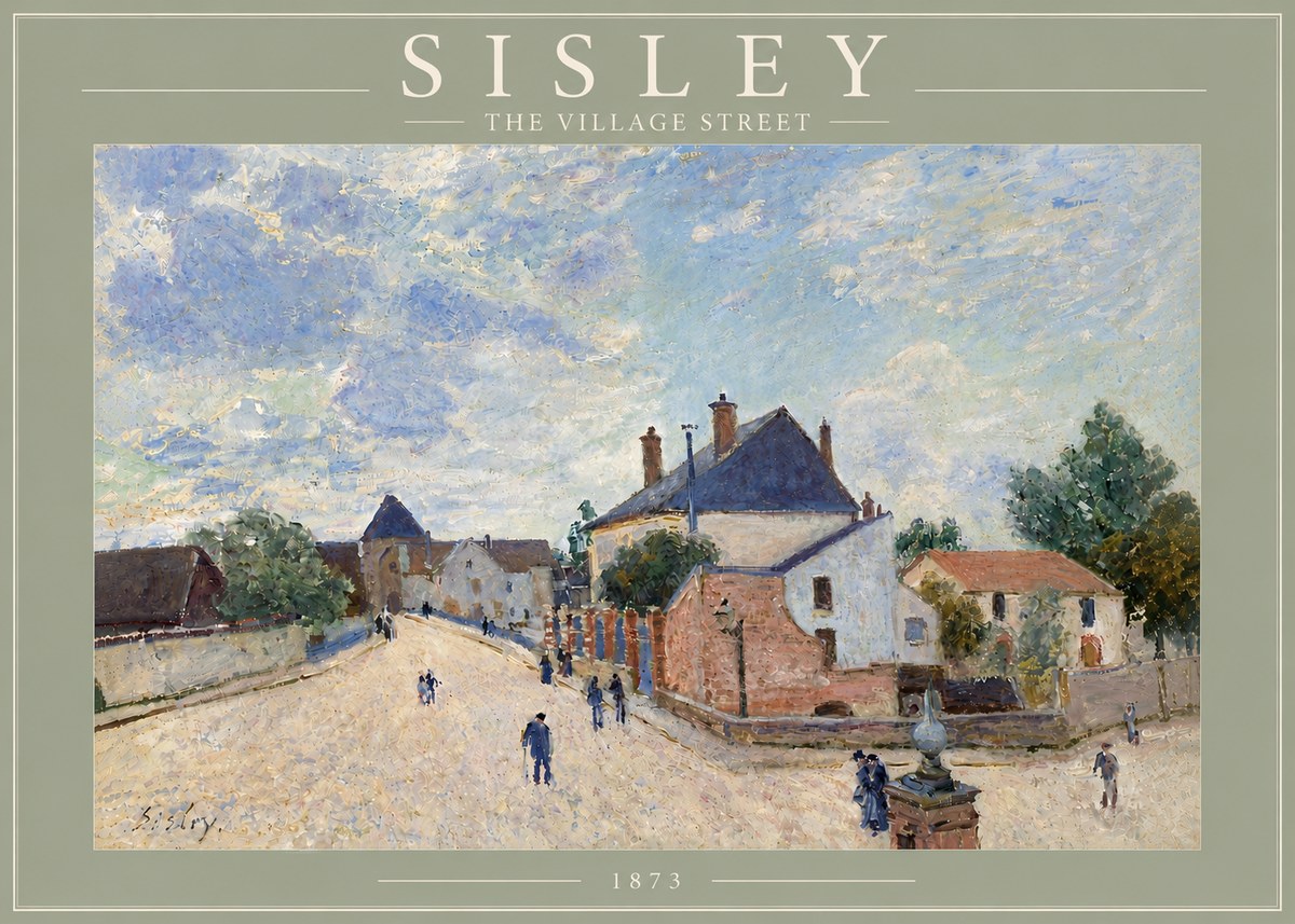 Sisley The Village Street No6 - Juliste