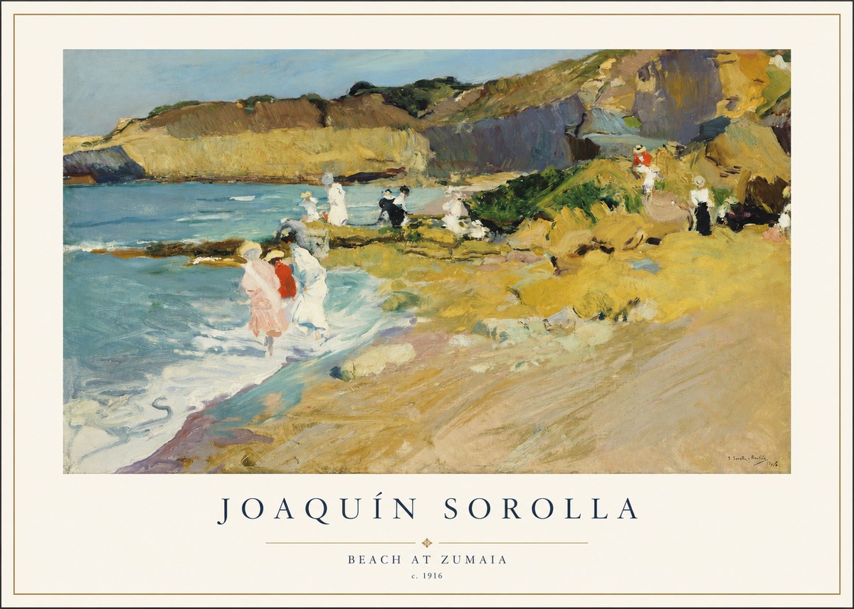 Sorolla Beach at Zumaia No1 - Juliste